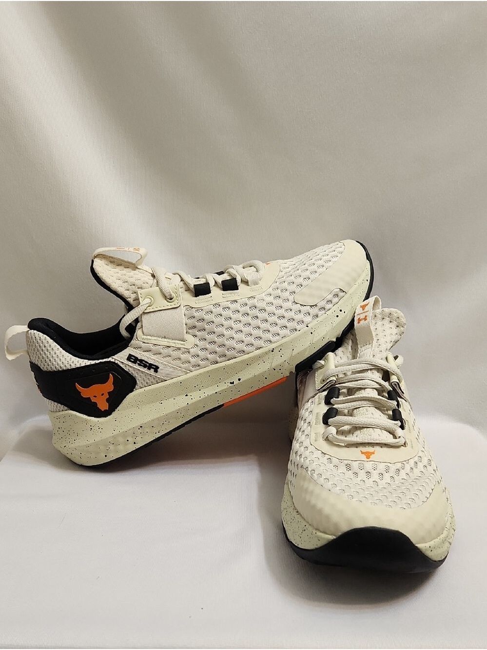 Under Armour Project Rock BSR 4 Silt Speckled Training Sneakers (W Size 10)